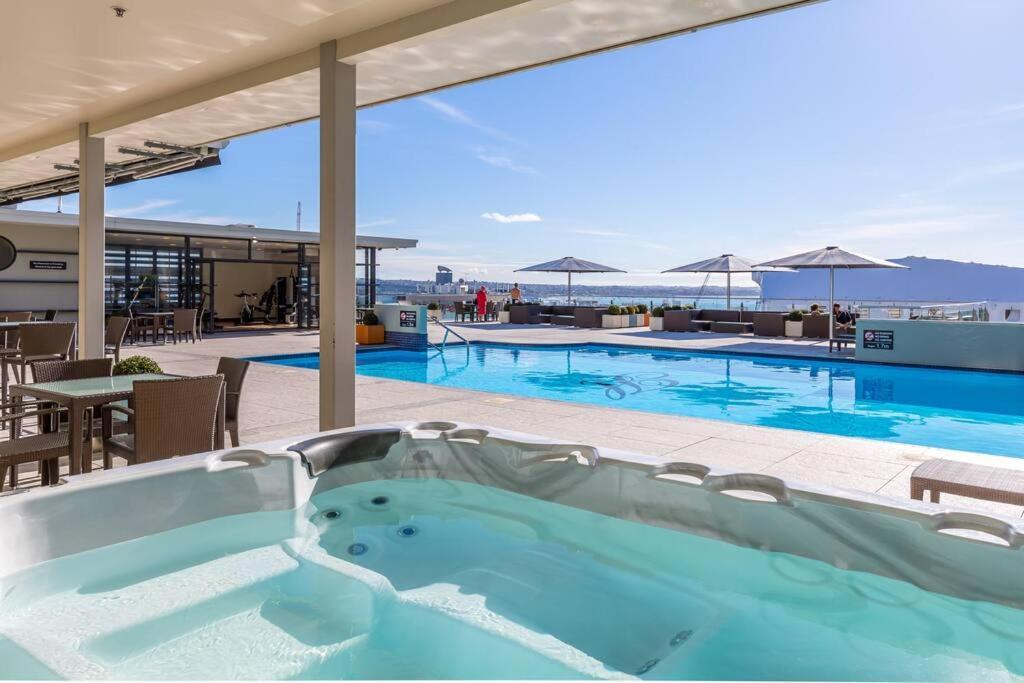 Heritage Haven By Viaduct Cbd - Pool Gym Tennis أوكلاند المظهر الخارجي الصورة